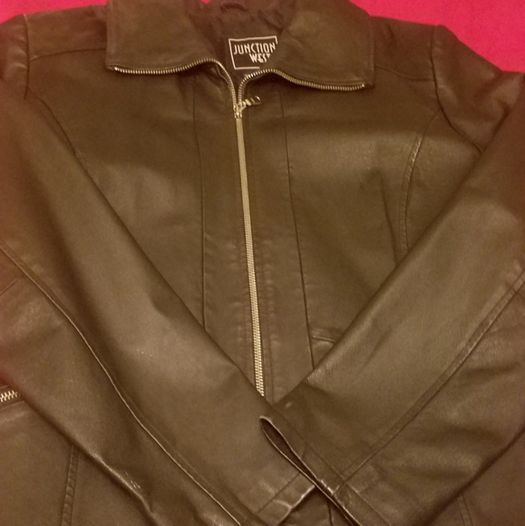 Junction West womens 100% leather jacket - Picture 2 of 6